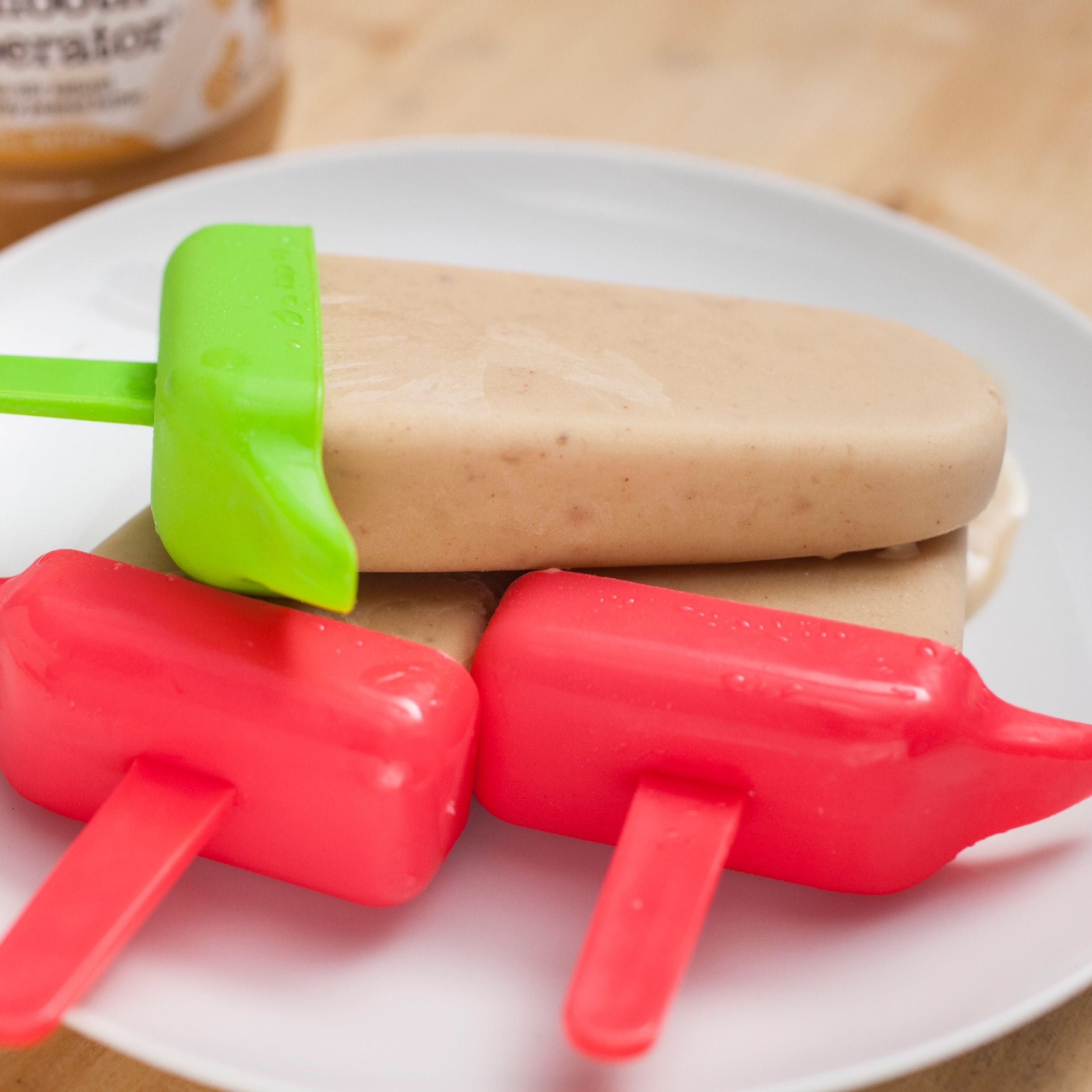 Blend Up Vegan Peanut Butter Banana Ice Pops in 5 Minutes
